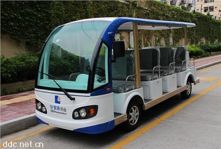  米森11座景区电动观光车直销